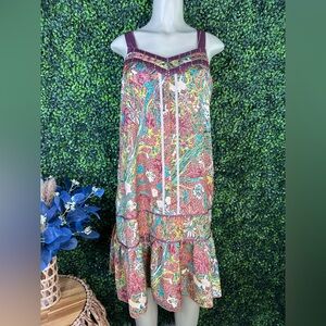 Anthropologie tiny Multicolor Dress EUC